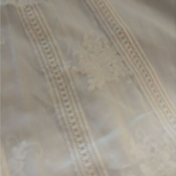 Knox Rose White Cotton Embroidered Lace Sleeveless Dress sz Small - Picture 5 of 9